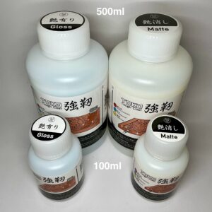 TOKO強靭(Tough)Coat (Gloss/ 艶有り・Matte/ 艶消し) 100ml【Water-soluble urethane finishing liquid exclusively leather】