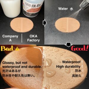 TOKO強靭(Tough)Coat (Gloss/ 艶有り・Matte/ 艶消し) 100ml【Water-soluble urethane finishing liquid exclusively leather】