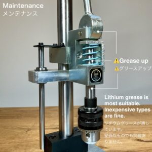 Multi Hand Press【PRO】Includes: Hand Press Board 1pc/ Die 2pcs/ Cutting board size M/ Drill chuck handle (Pressing capacity 1.5ton)