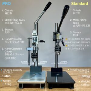 Multi Hand Press【Standard】Includes: Cutting board size M/ Drill chuck handle (Pressure capacity: 600Kg)
