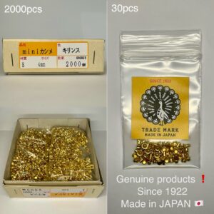 【Peacock】Single Cap Rivets (XXS/ 3.5mm) Solid Brass