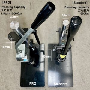 Multi Hand Press【PRO】Includes: Hand Press Board 1pc/ Die 2pcs/ Cutting board size M/ Drill chuck handle (Pressing capacity 1.5ton)