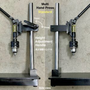 Multi Hand Press【Standard】Includes: Cutting board size M/ Drill chuck handle (Pressure capacity: 600Kg)