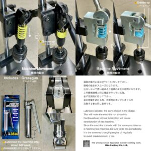 Multi Hand Press【PRO】Includes: Hand Press Board 1pc/ Die 2pcs/ Cutting board size M/ Drill chuck handle (Pressing capacity 1.5ton)
