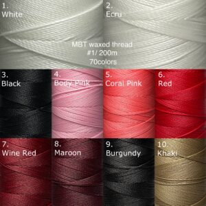 MBT waxed thread (#1/ 200m)/ Hand Sewing Kit【PRO】Limited ! (Included)