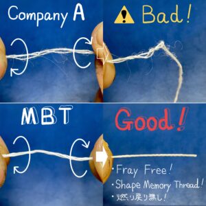 MBT waxed thread (#1/ 200m)/ Hand Sewing Kit【PRO】Limited ! (Included)