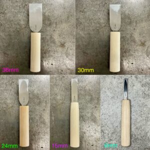 Skiving Knife 6mm (Japanese Style) Includes: Polishing compound