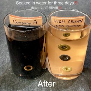 平反射 (①③/ B9.3/ 9.5mm) ニッケルメッキ (バネホック専用)【CROWN】