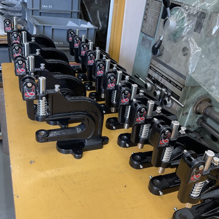 ハンドプレス機 (2段式/ 袋形状用) 打駒専用【OKA Factory Original】