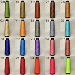 MBT glitter waxed thread【K1.Neon yellow】