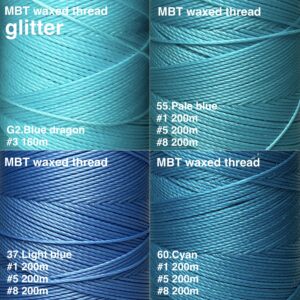 MBT 蝋引き糸【G2.Blue dragon】