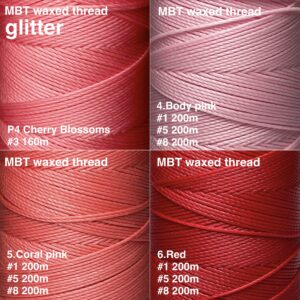 MBT 蝋引き糸【P4.Sakura】