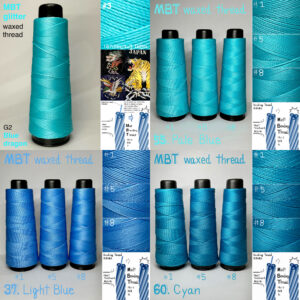 MBT 蝋引き糸【G2.Blue dragon】