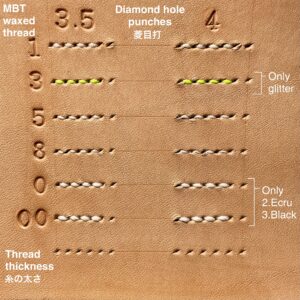 MBT glitter waxed thread【B3.Mt.Fuji】