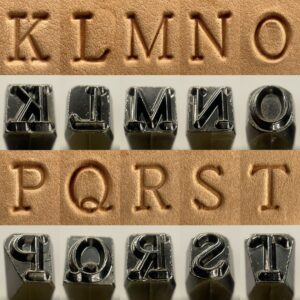 【無料サンプル】アルファベット刻印(試作品)