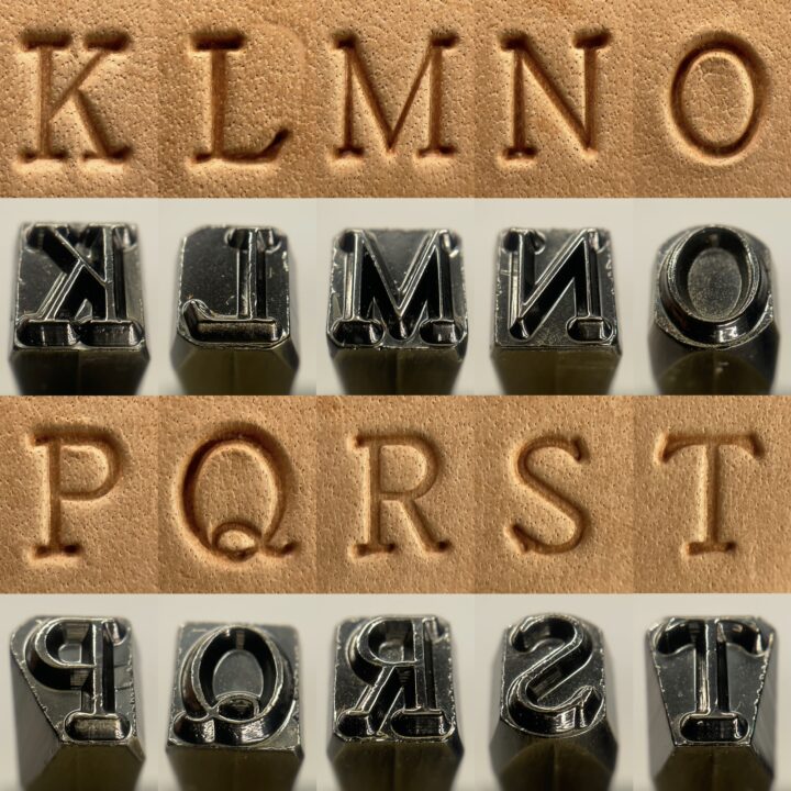 【無料サンプル】アルファベット刻印(試作品)