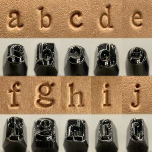 【無料サンプル】アルファベット刻印(試作品)